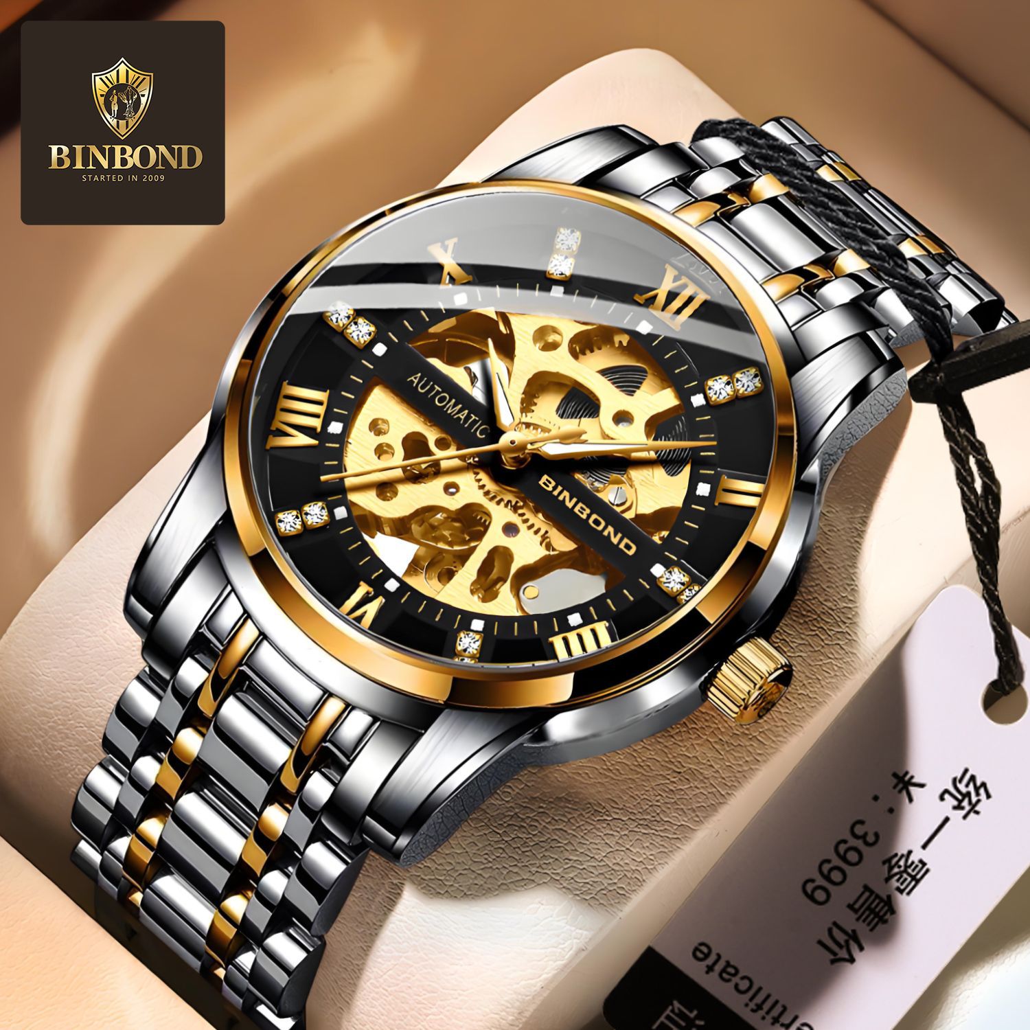 Men'S Accessories Luxury Brands - Bindond Jam Tangan Mekanis Otomatis Pria