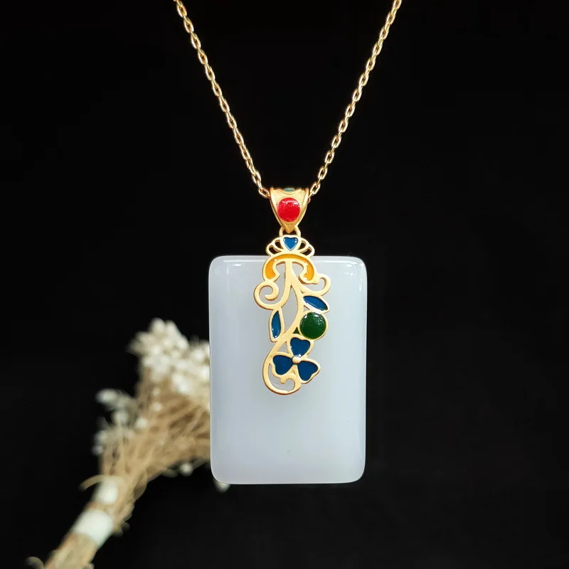 Men'S Accessories And Jewelry - Liontin Kalung Giok Jimat Kalsedon 925