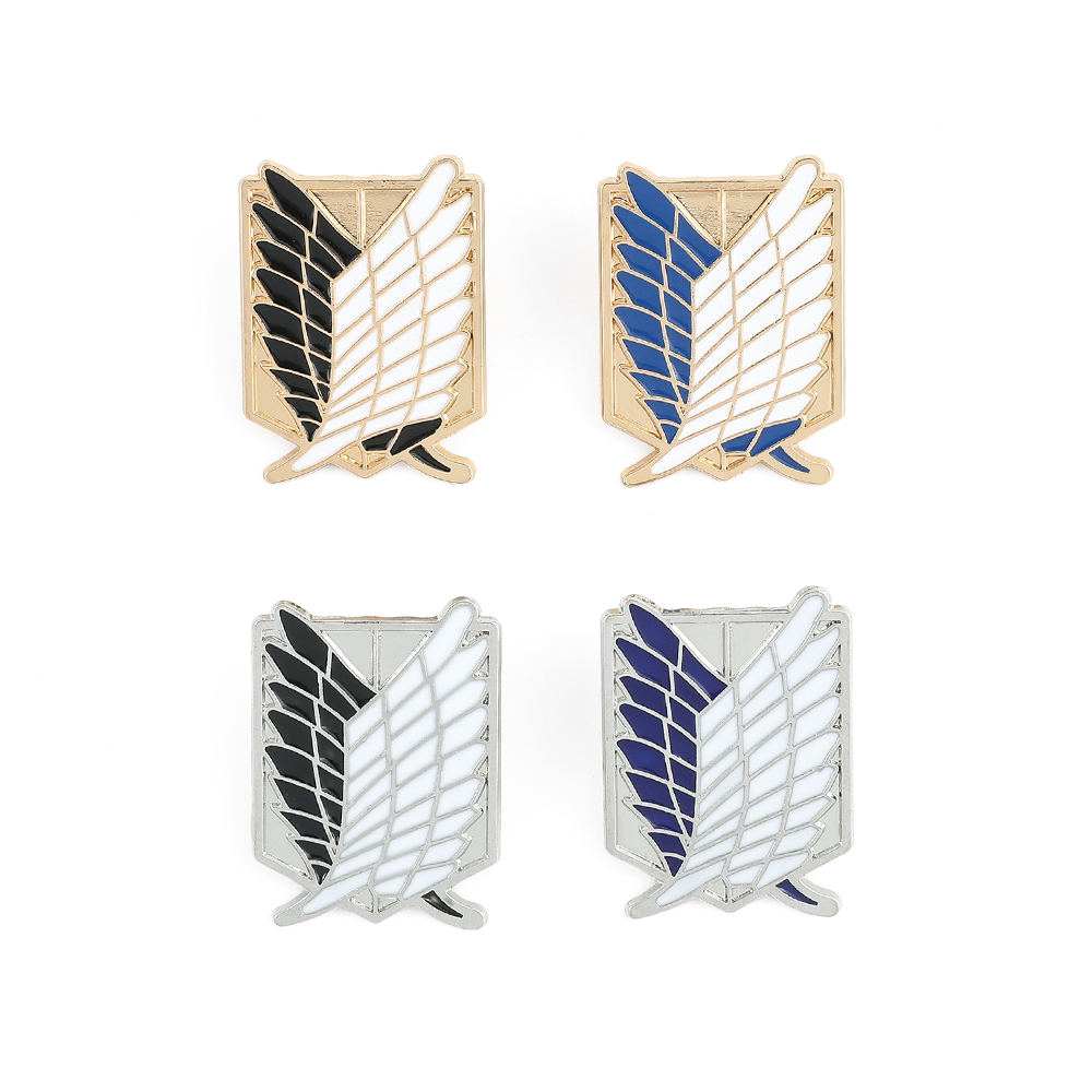 Lapel Pin Enamel - Bros Enamel Anime Attack on Titan