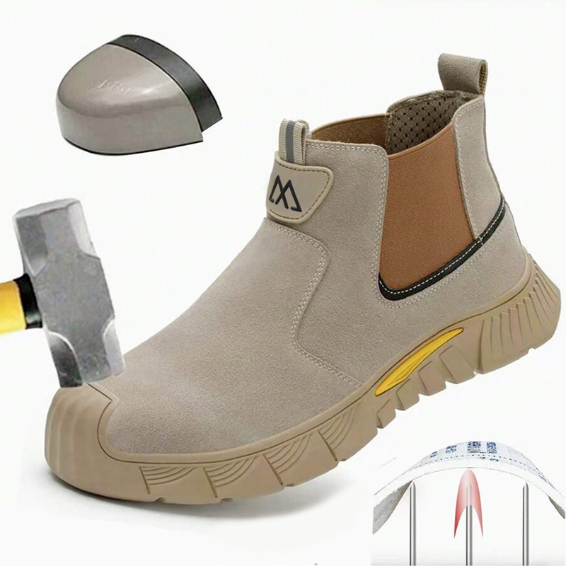 Men Accessories To Wear - Sepatu Kerja dengan Ujung Baja Tahan