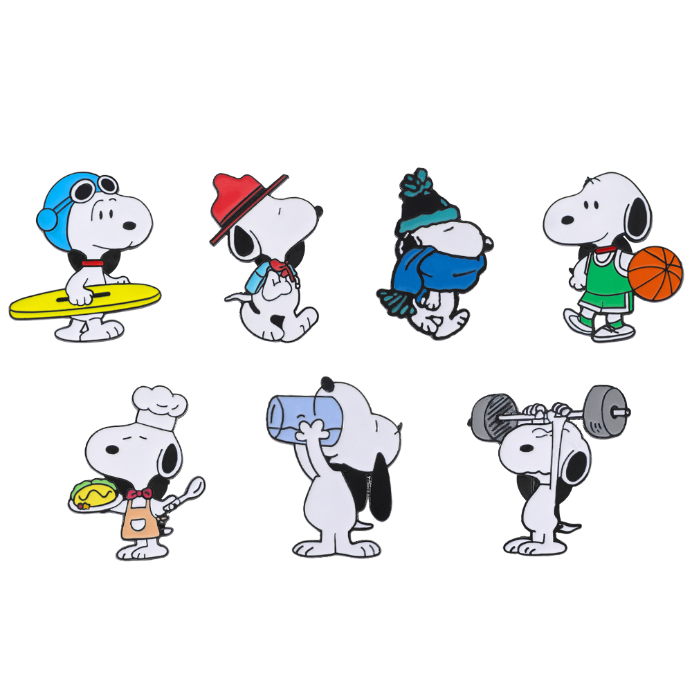 Lapel Pin Enamel - Koleksi Pin Enamel Snoopy – Bros