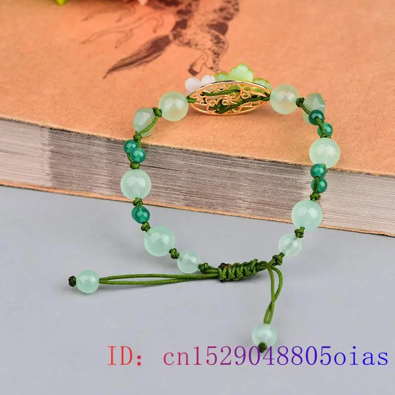Gelang bunga giok hijau jimat  - Bead Bracelet Men ulasan dan harga