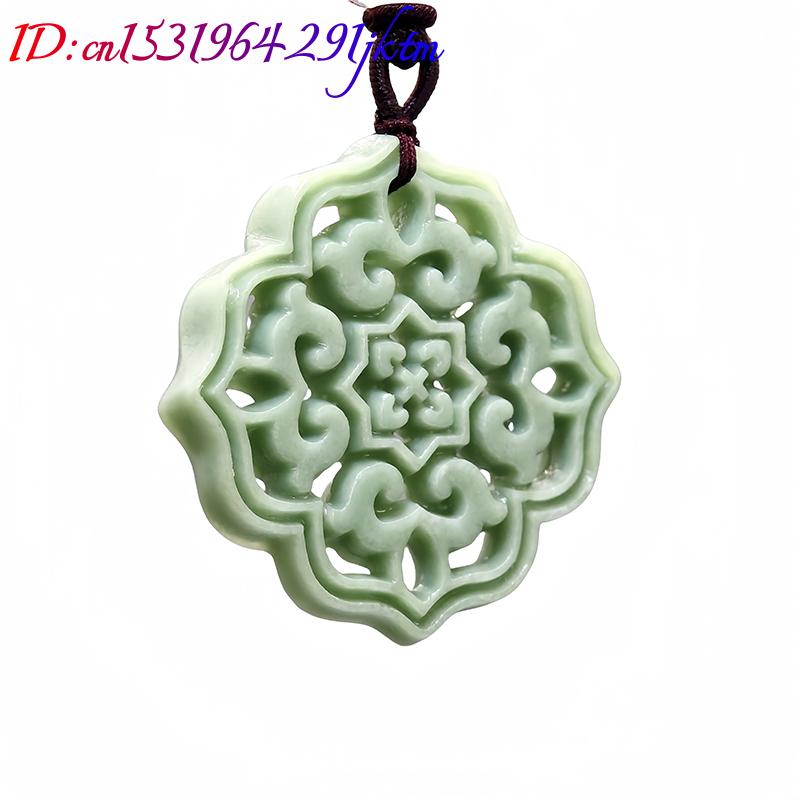 Kalung liontin bunga giok asli - Men'S Accessories And Jewelry ulasan dan harga