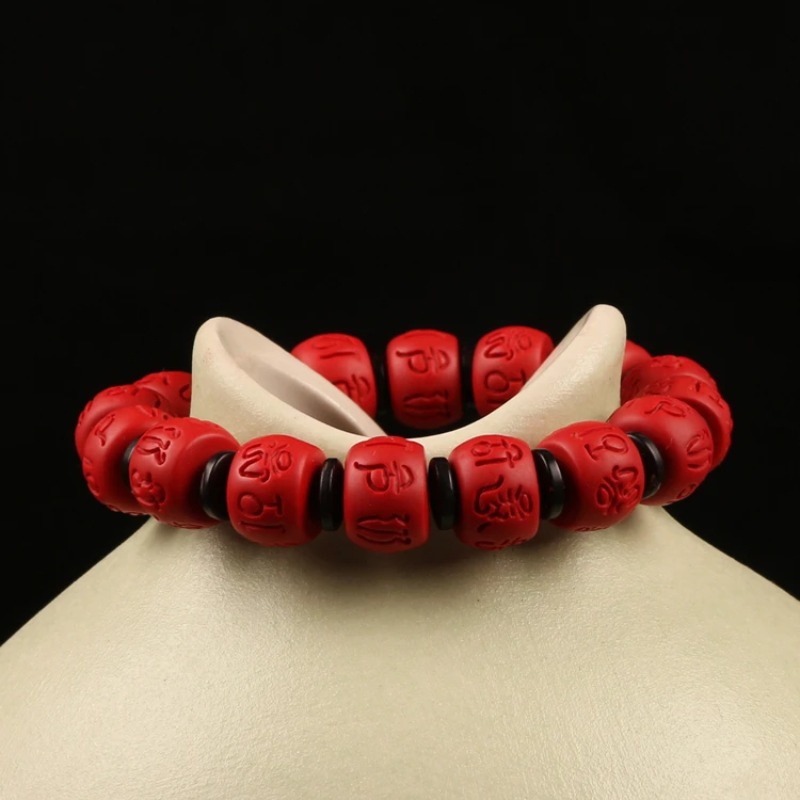 Cina 13*9MM Manik-manik Merah  - Bead Bracelet Men ulasan dan harga
