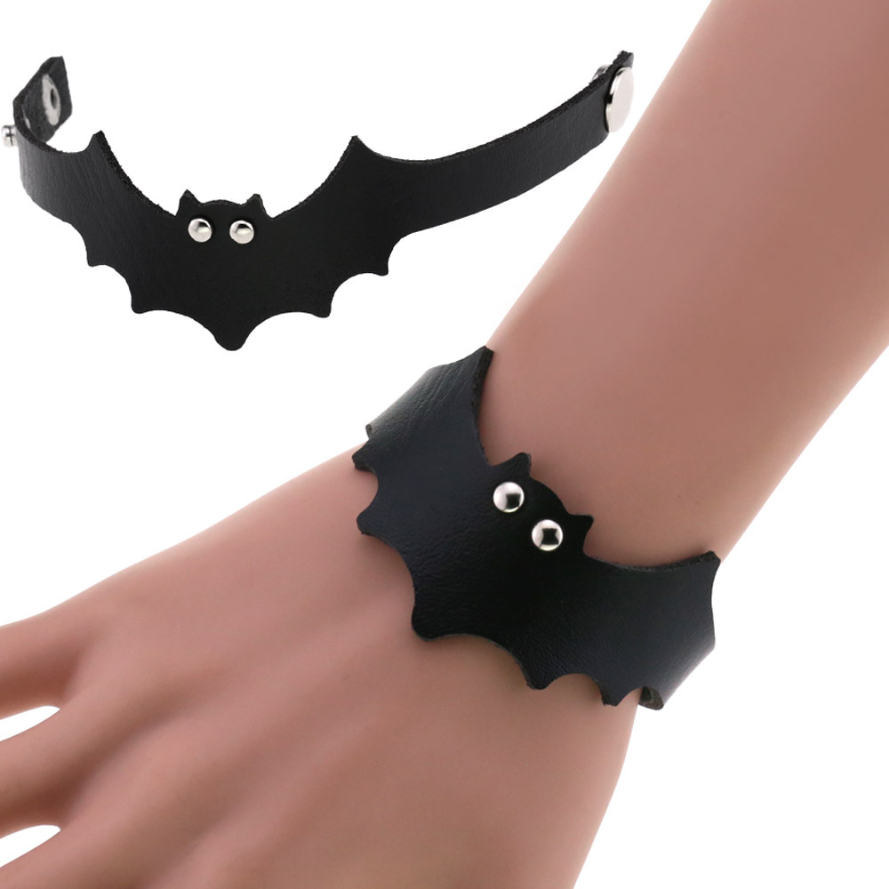 Gelang Kulit PU Kelelawar Hita - Men'S Accessories Trends 2025 ulasan dan harga