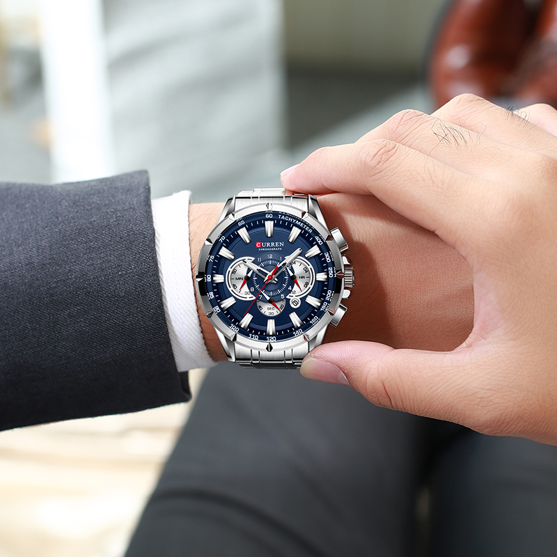 CURREN Jam Tangan Jam Tangan P - Men'S Accessories Luxury Brands ulasan dan harga