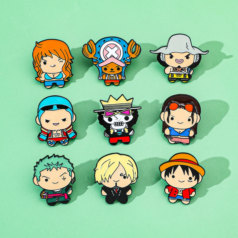 9 Buah Bros Kartun Kreatif Ani - Lapel Pin Enamel ulasan dan harga