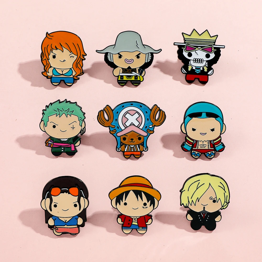 9 Buah Bros Kartun Kreatif Ani - Lapel Pin Enamel ulasan dan harga