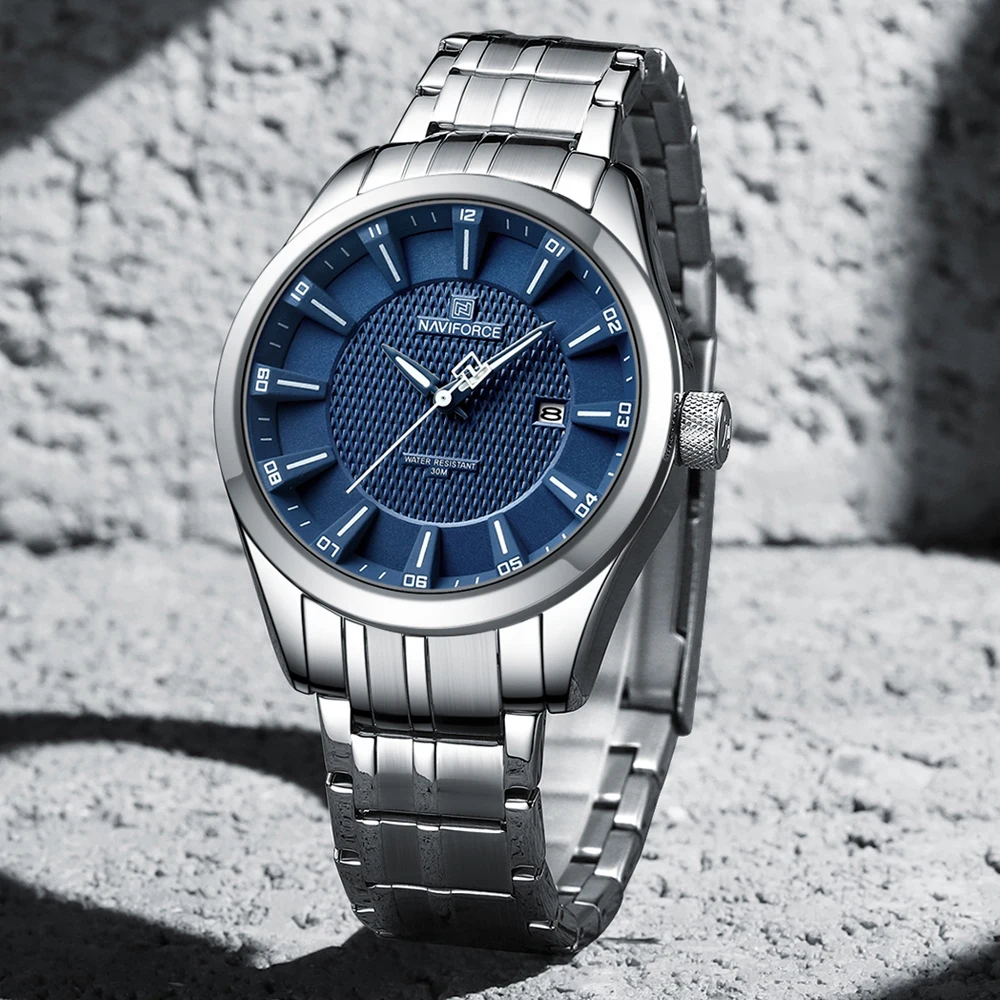 NAVIFORCE jam tangan kuarsa un - Men'S Accessories Luxury Brands ulasan dan harga