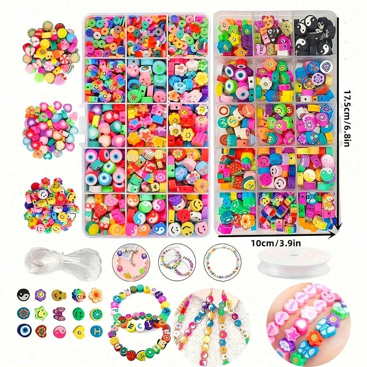 1450/1200/250pcs Set Manik-man - Bead Bracelet Men ulasan dan harga
