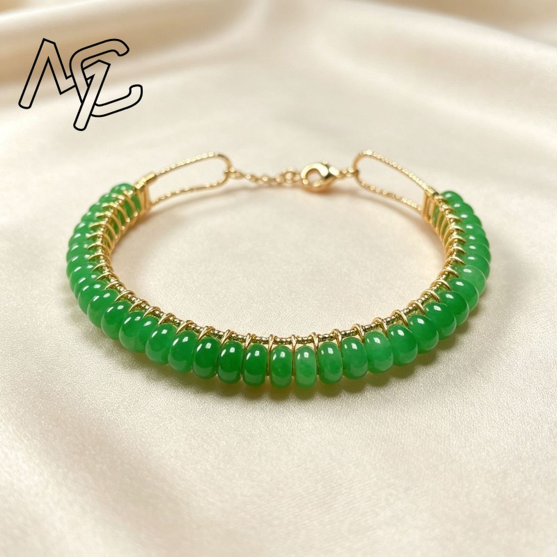 Gelang Manik-Manik Batu Giok B - Bead Bracelet Men ulasan dan harga