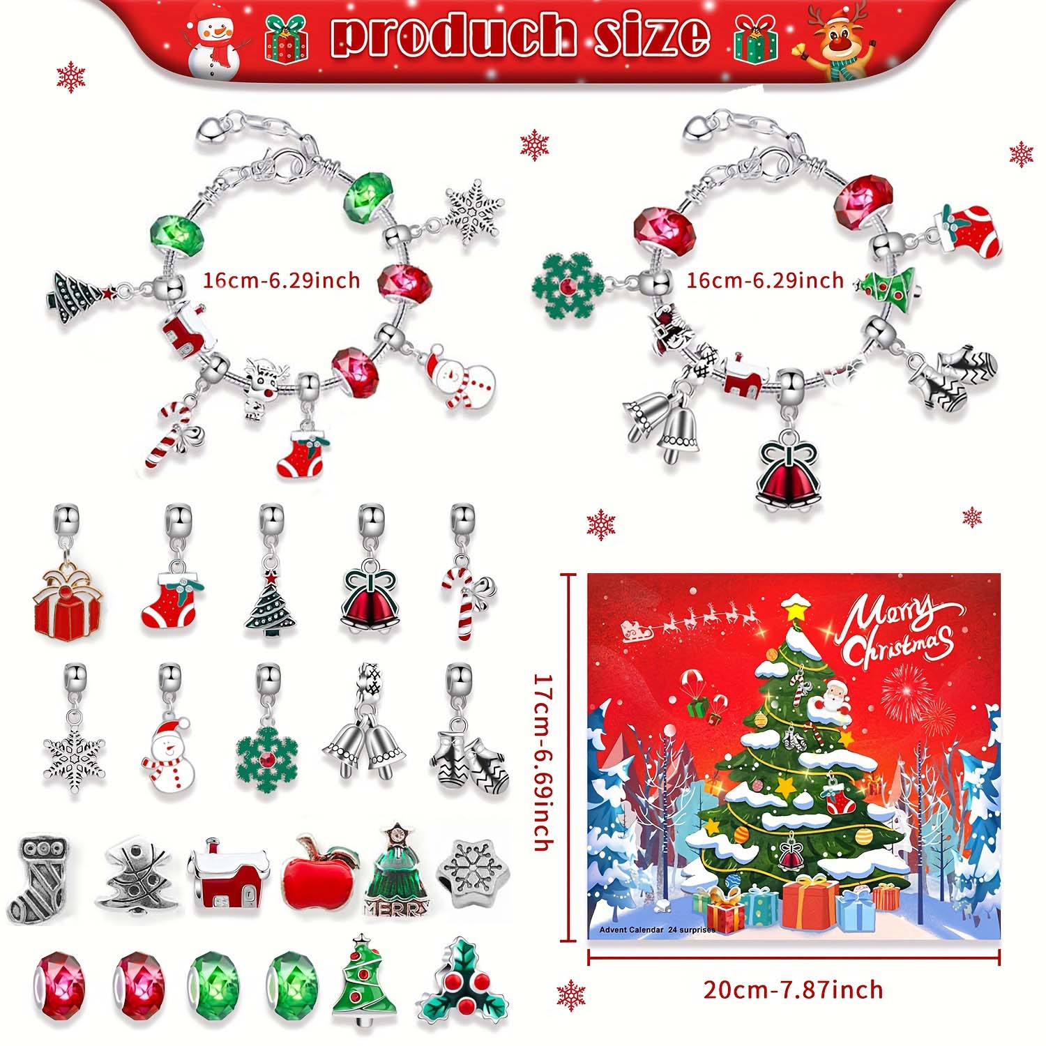Set Kotak Kalender Hitung Mund - Bead Bracelet Men ulasan dan harga