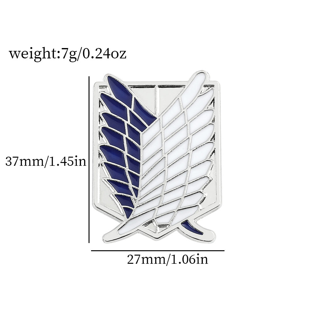 Bros Enamel Anime Attack on Ti - Lapel Pin Enamel ulasan dan harga