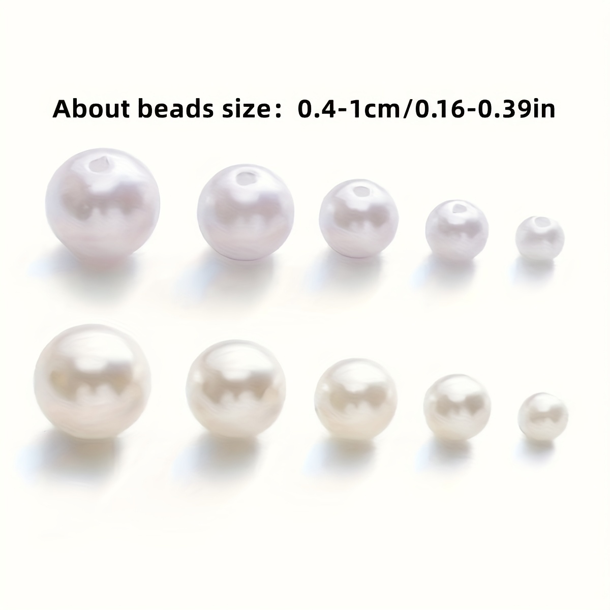 1388pcs 4/6/8/10mm Hitam, Puti - Bead Bracelet Men ulasan dan harga