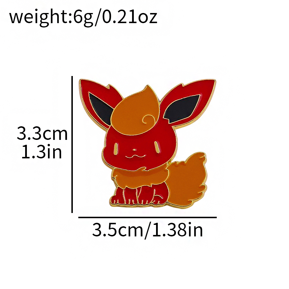 Set 8 buah Pin Enamel Eevee, L - Lapel Pin Enamel ulasan dan harga