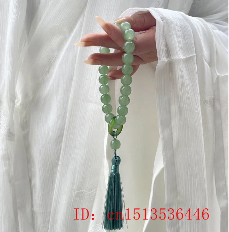 Batu giok hijau 12mm manik-man - Bead Bracelet Men ulasan dan harga